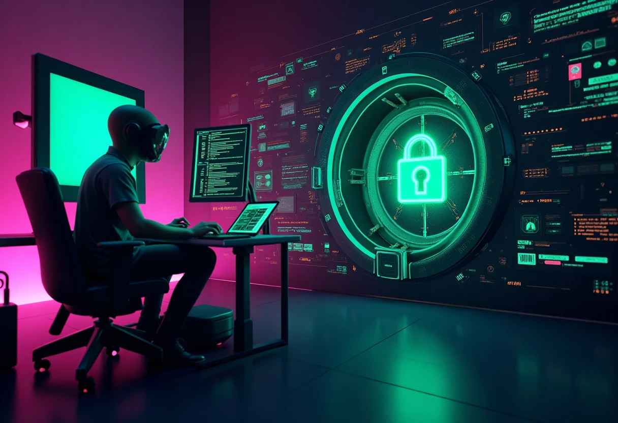 Secure social media app representation