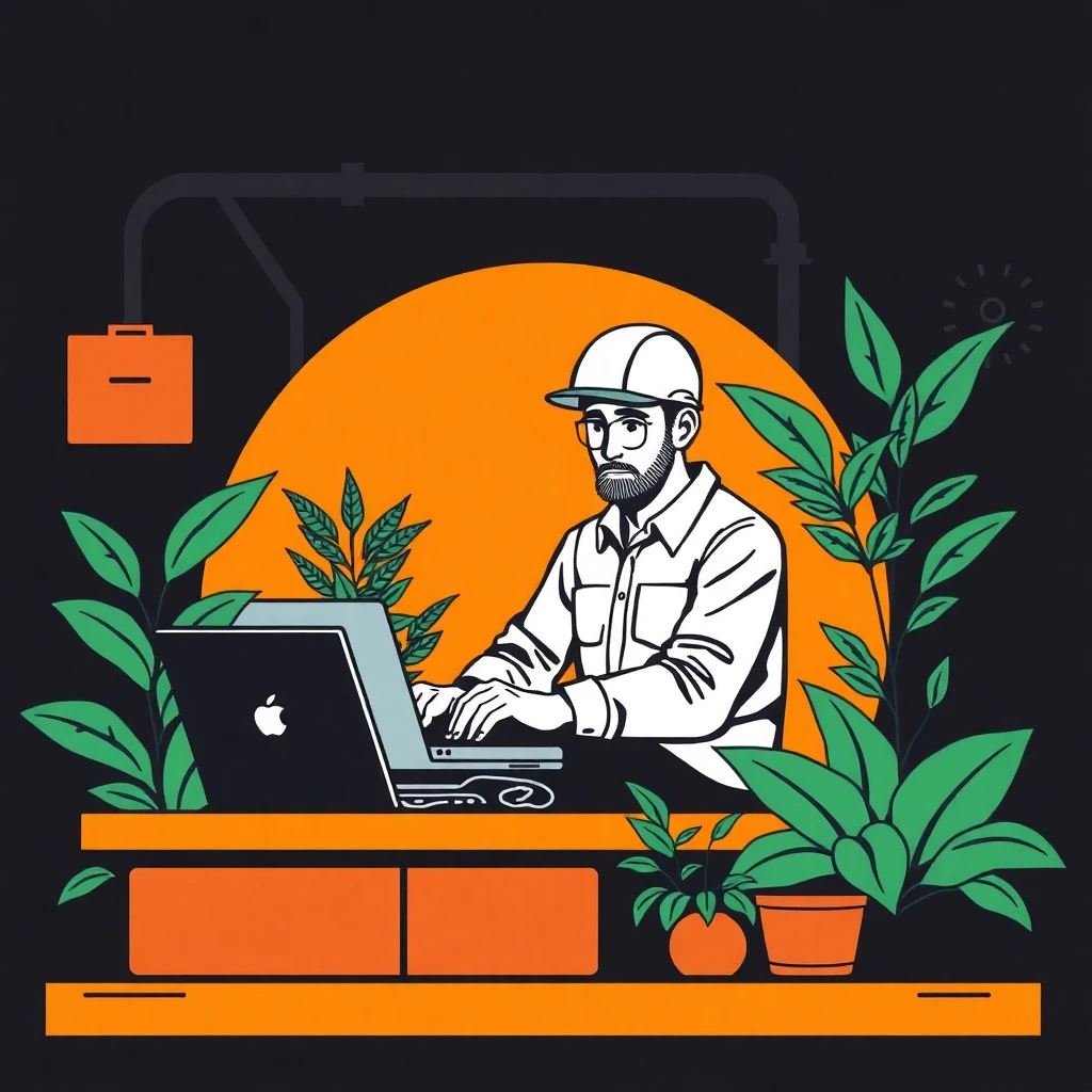 Remote work setup