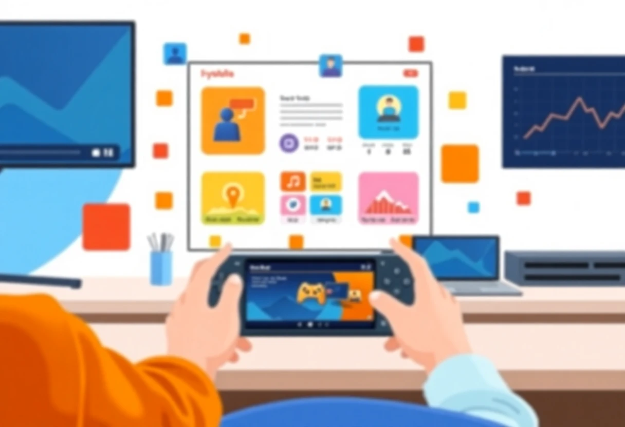 Abstract streaming app features