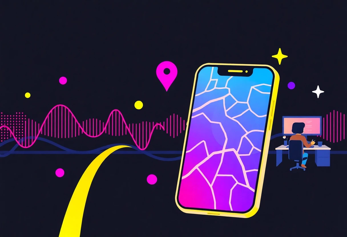 Digital GPS navigation concept