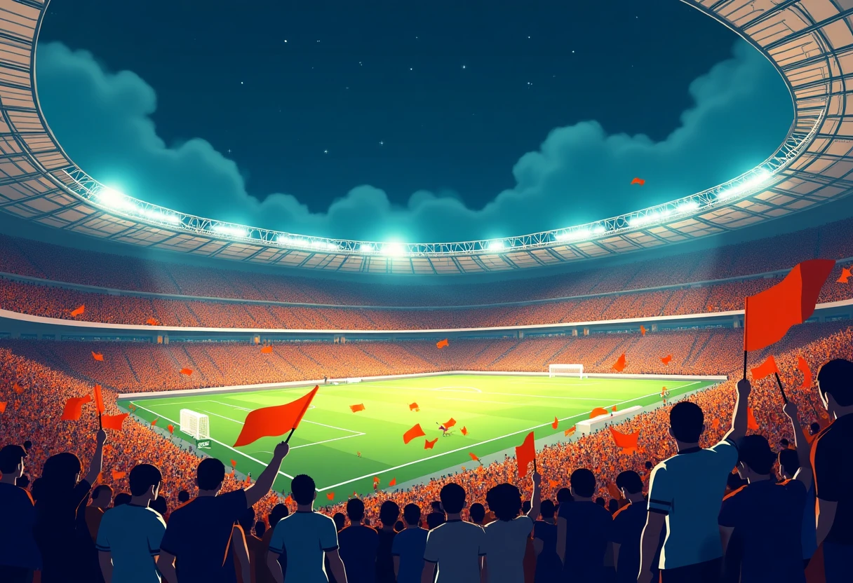 Champions League stadium atmosphere