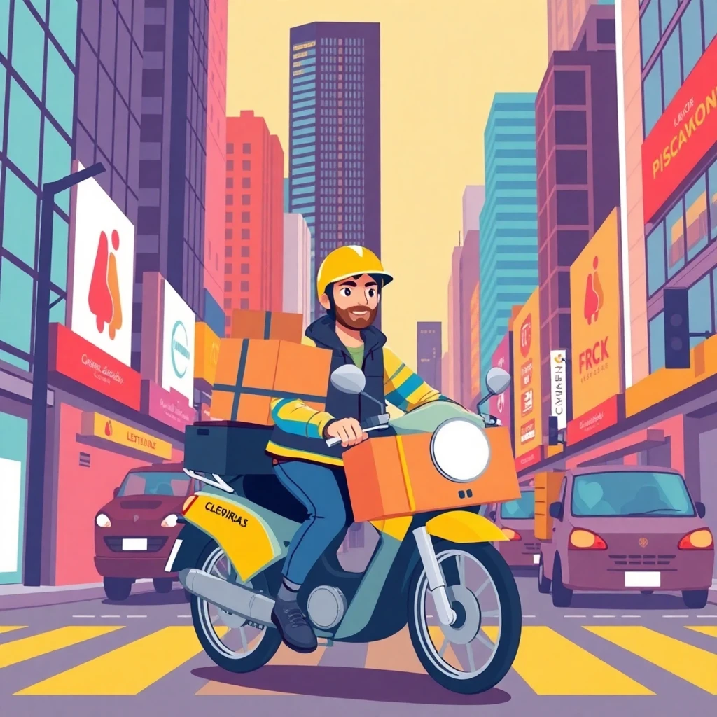 Urban delivery hustle