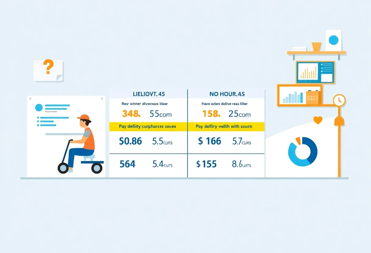 Delivery driver roles comparison chart