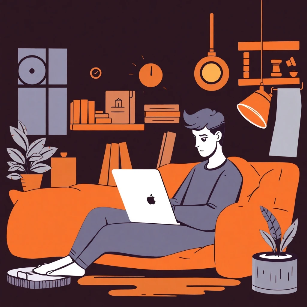 Remote work setup