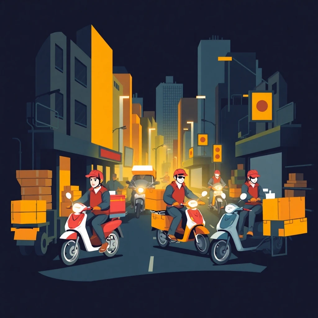 Peak hour delivery