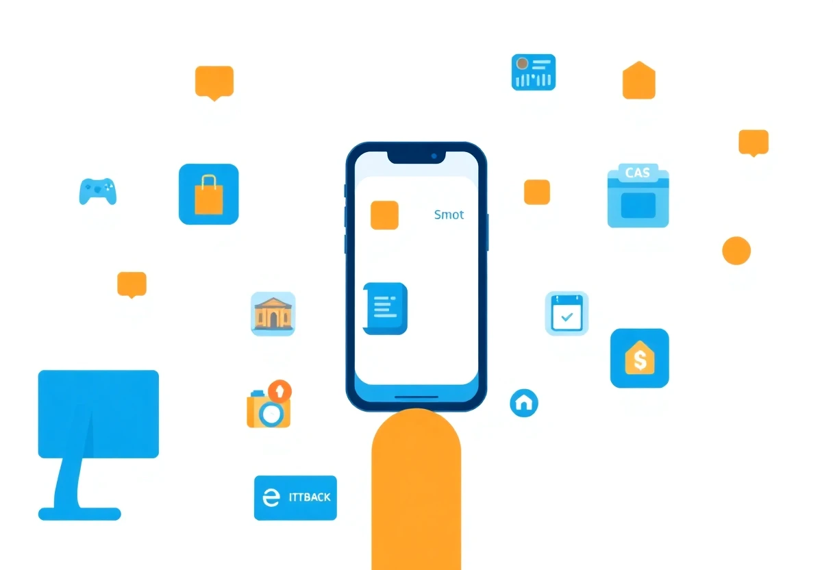 Icônes d'applications de shopping