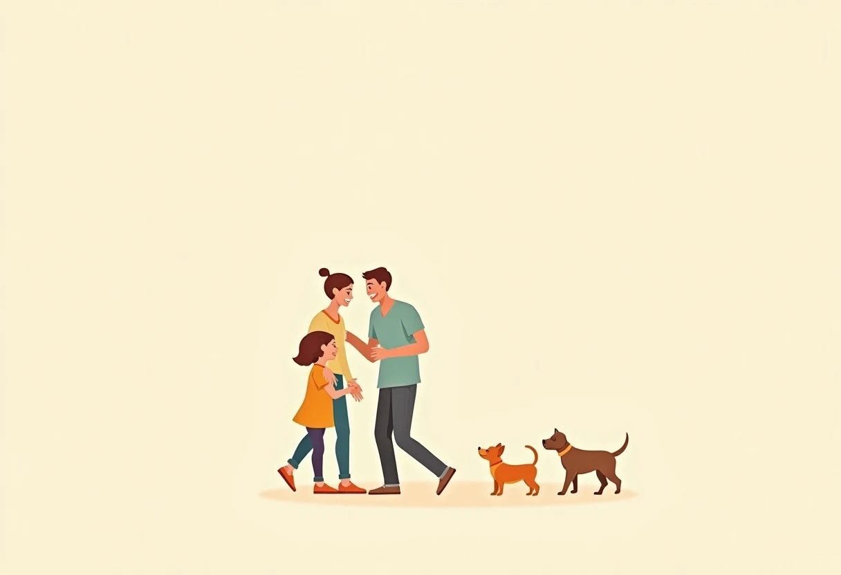 Rencontre avec un chiot dans un refuge