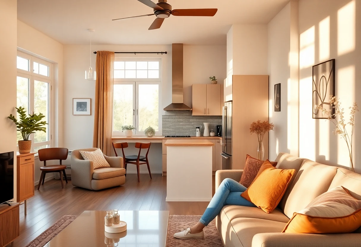 Cocina de lujo en un apartamento