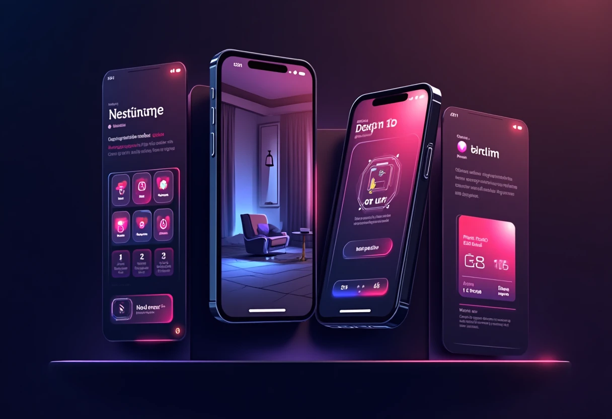 App de diseño de interiores en acción