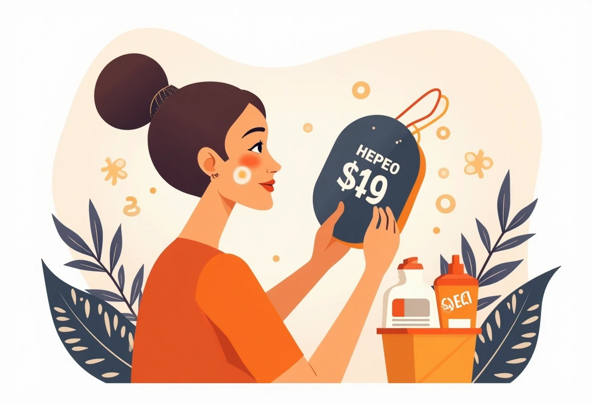 Aplicação de produto de skincare