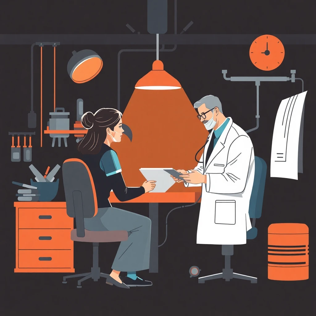 Intérprete médico en acción