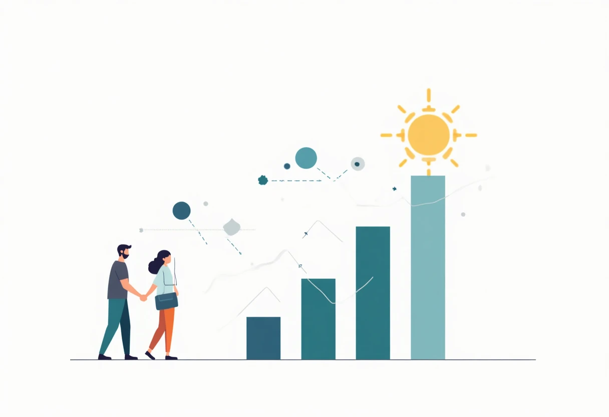Sales growth illustration