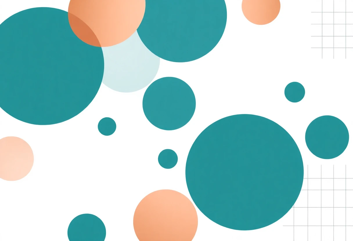 Abstract representation of financial growth