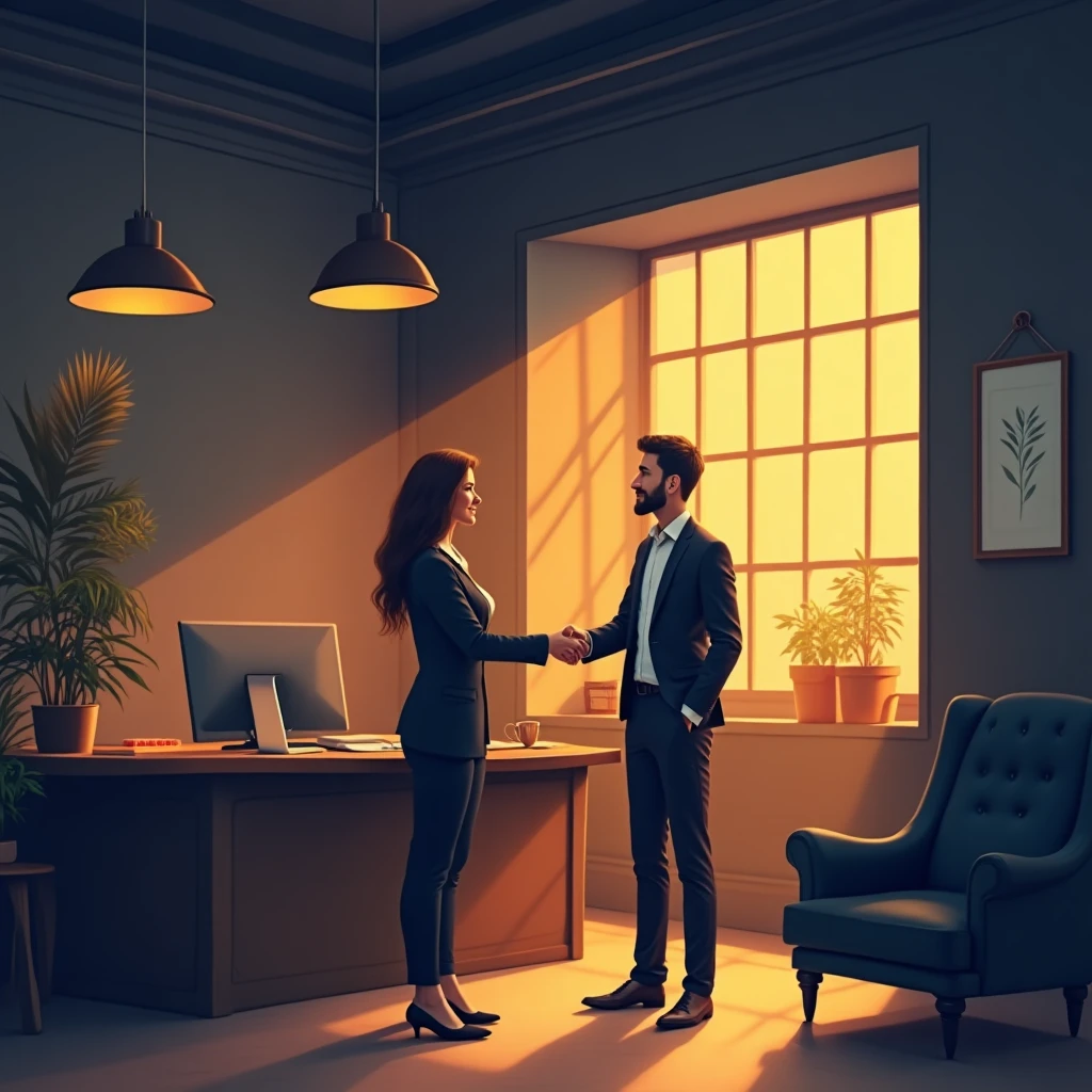 Trabajo de agente inmobiliario