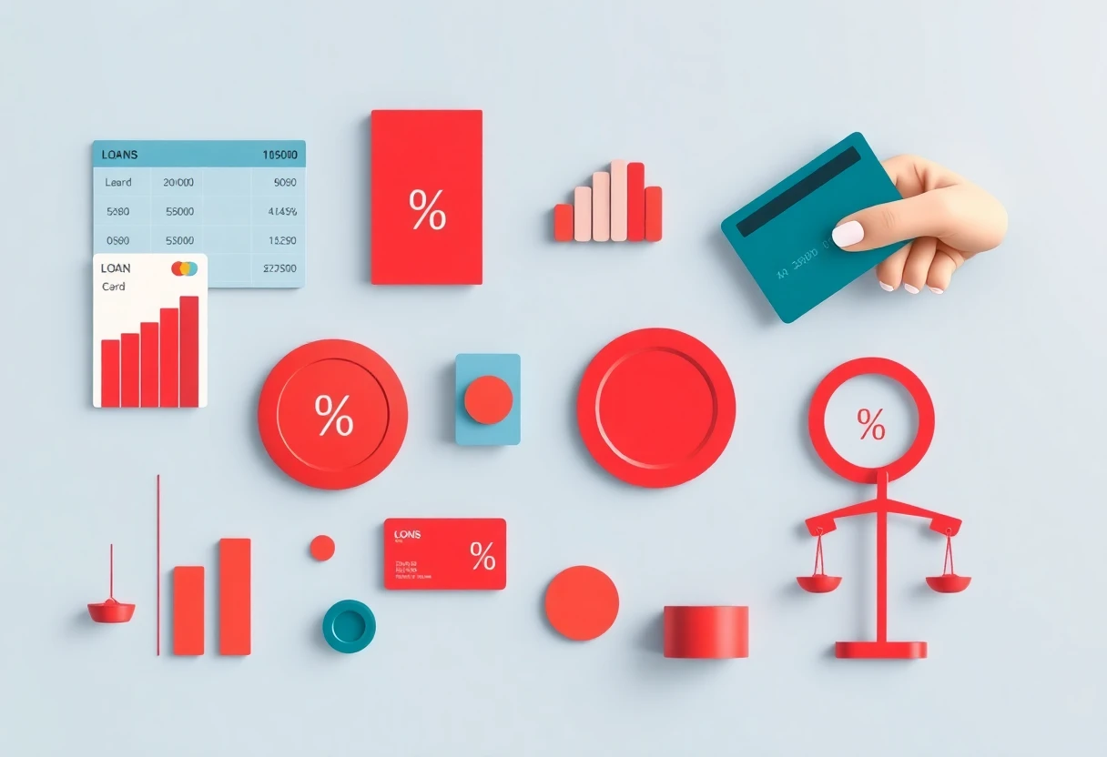 Illustration of financial comparison