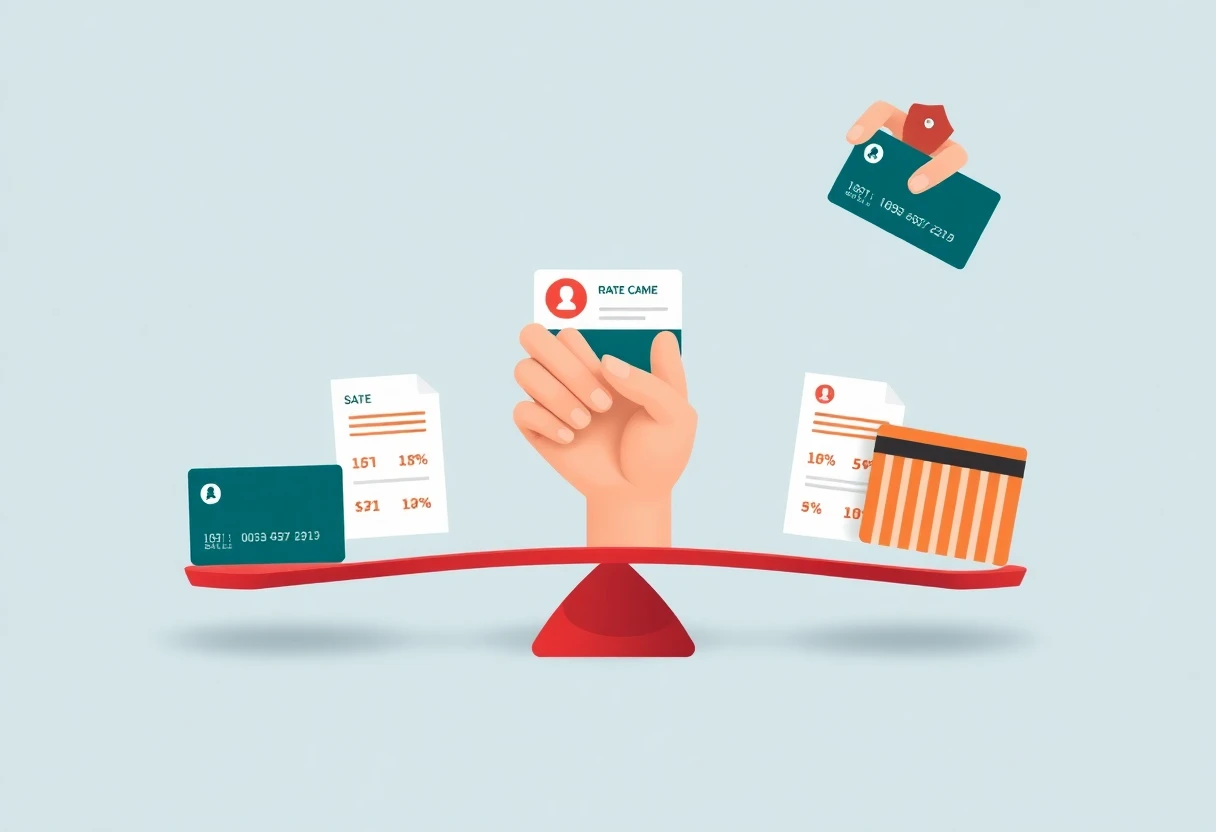 Illustration of balancing loan options