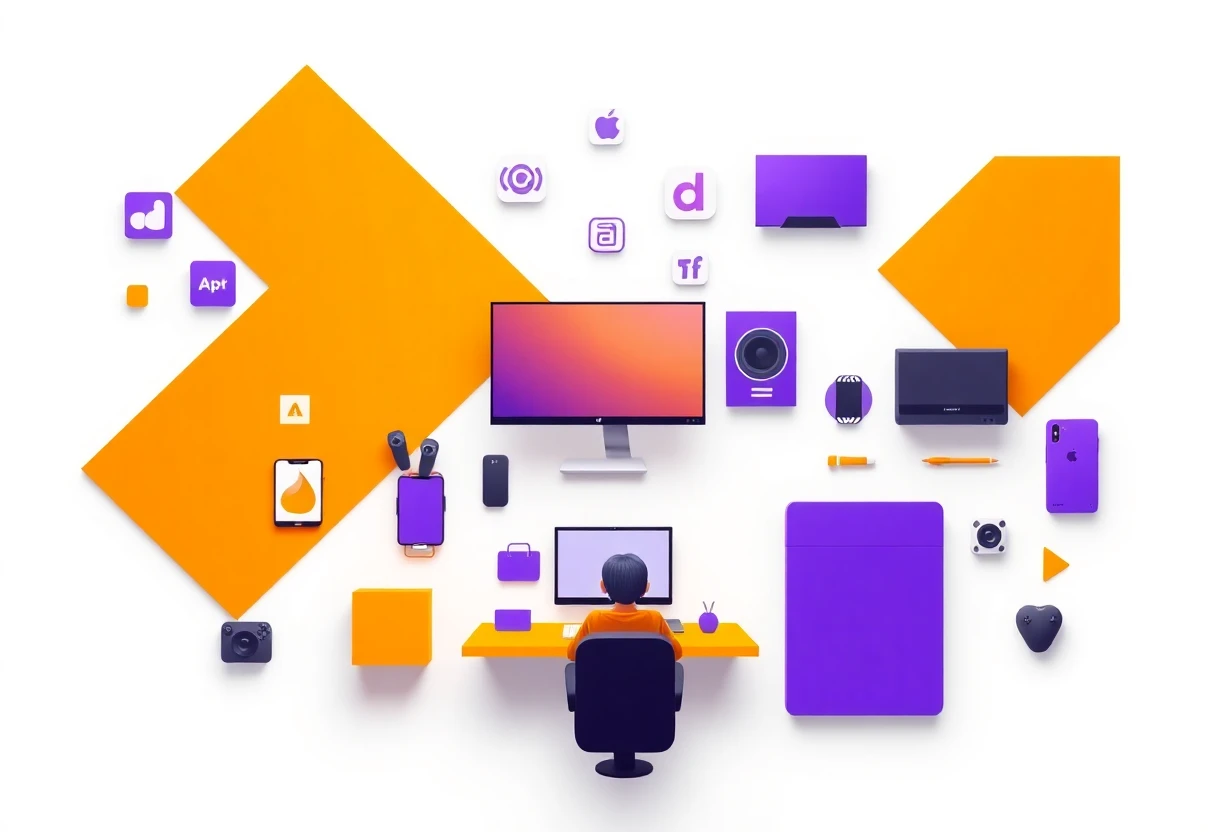 Premium budgeting app illustration