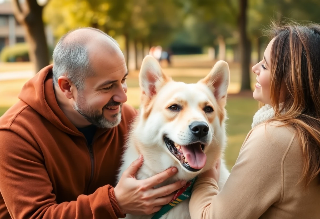 Adopción de un perro mayor