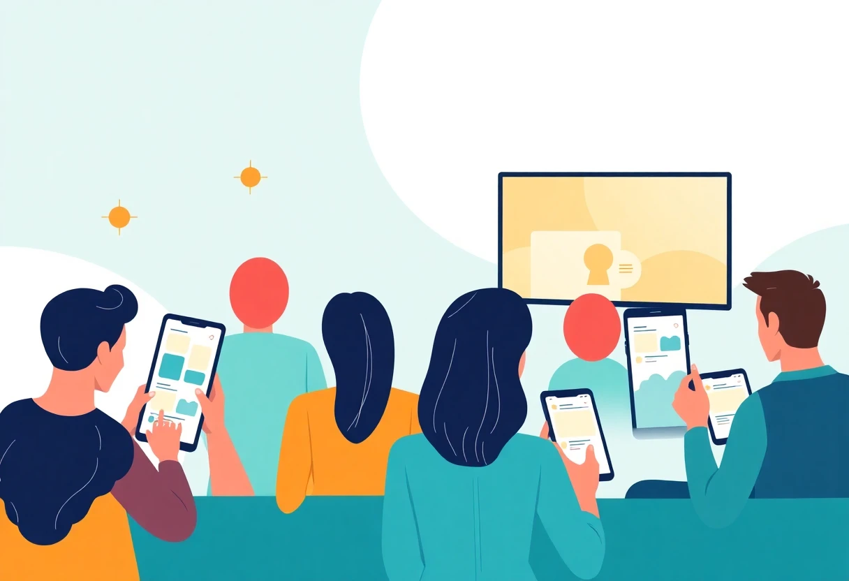App de productividad en dispositivo móvil
