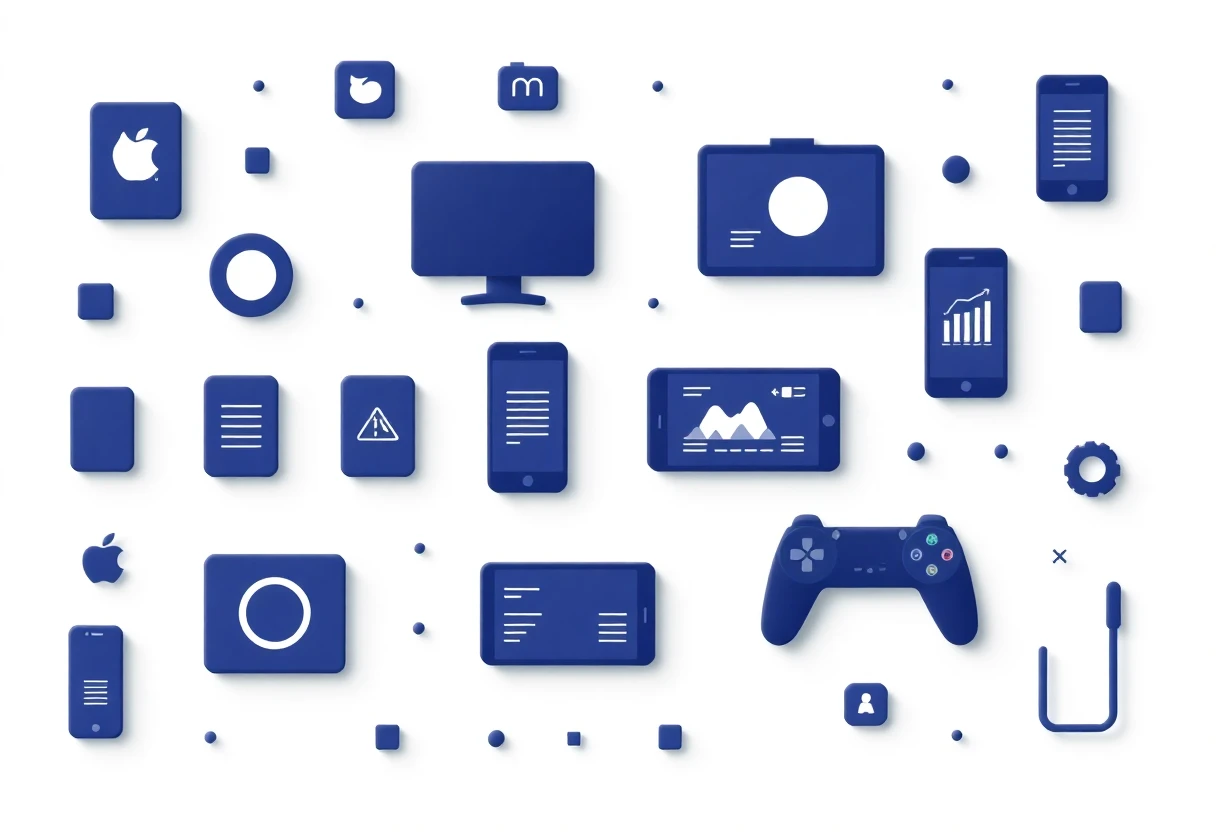 Ilustración de hub de tecnología