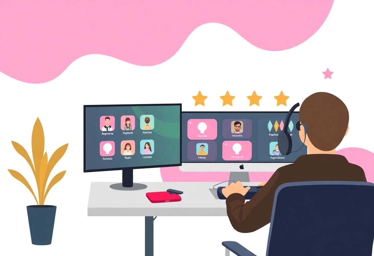 Illustration of unique app features