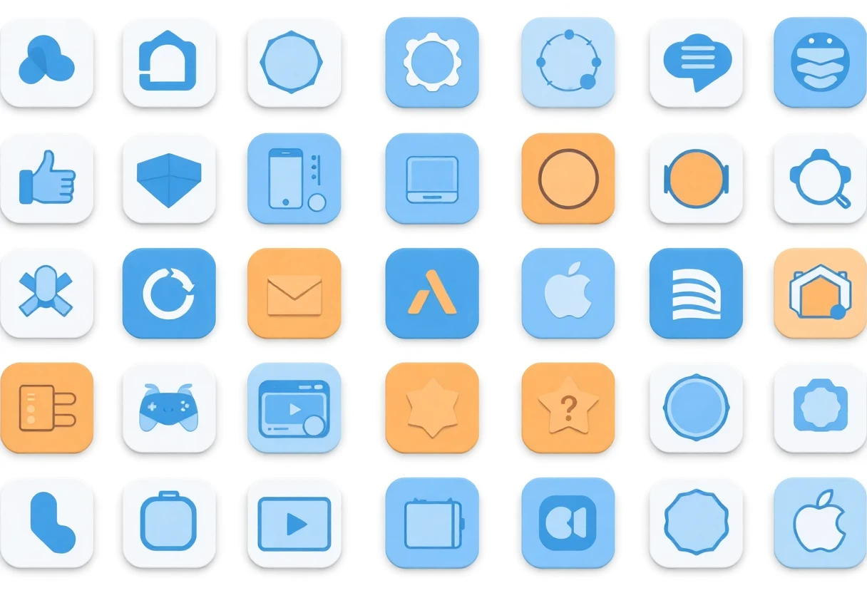 Iconos de apps de productividad