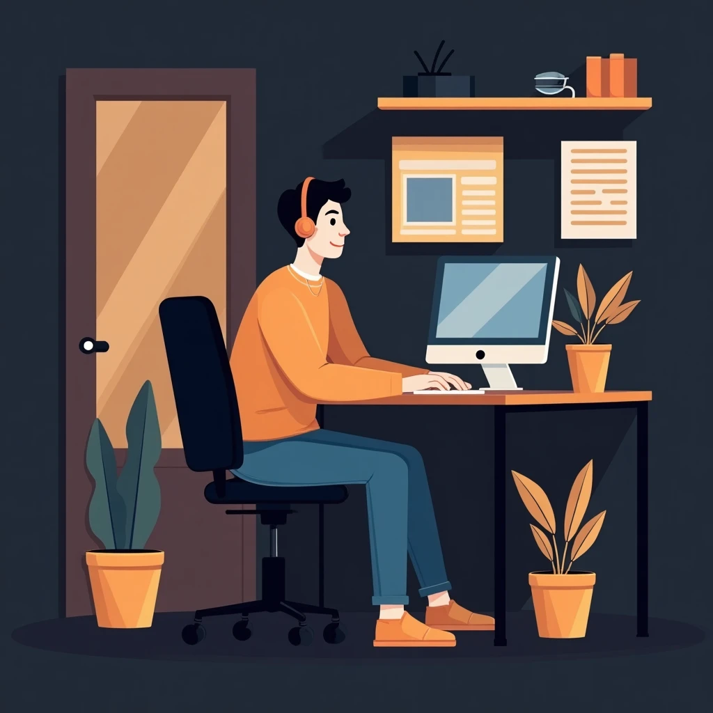 Trabajar desde casa en servicio al cliente