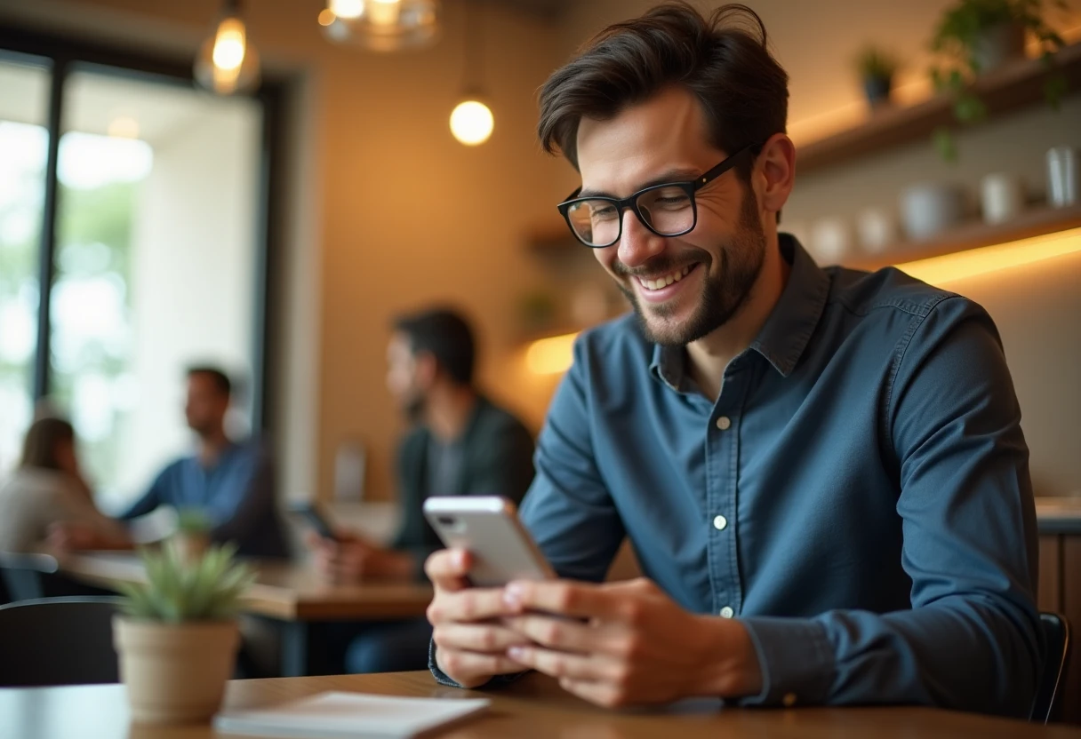 Usando una app de préstamos digitales