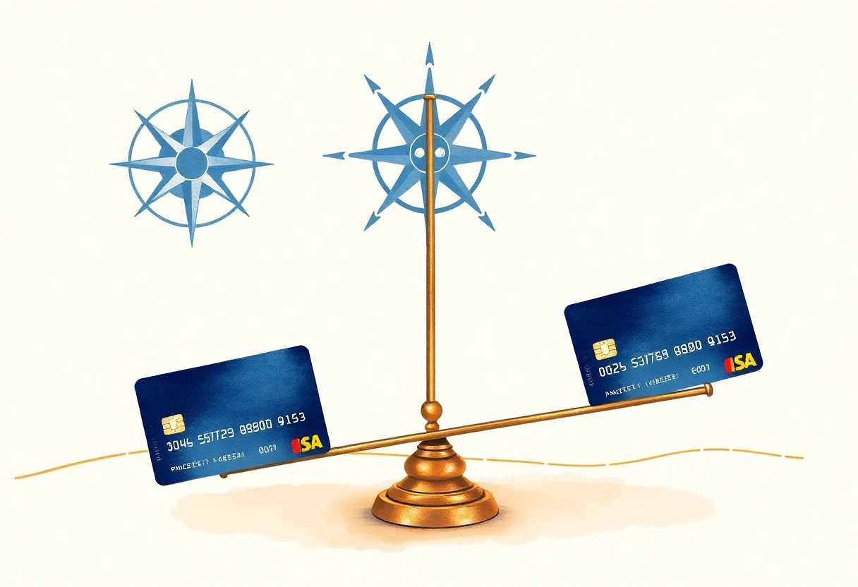 Comparación de opciones de tarjetas de crédito