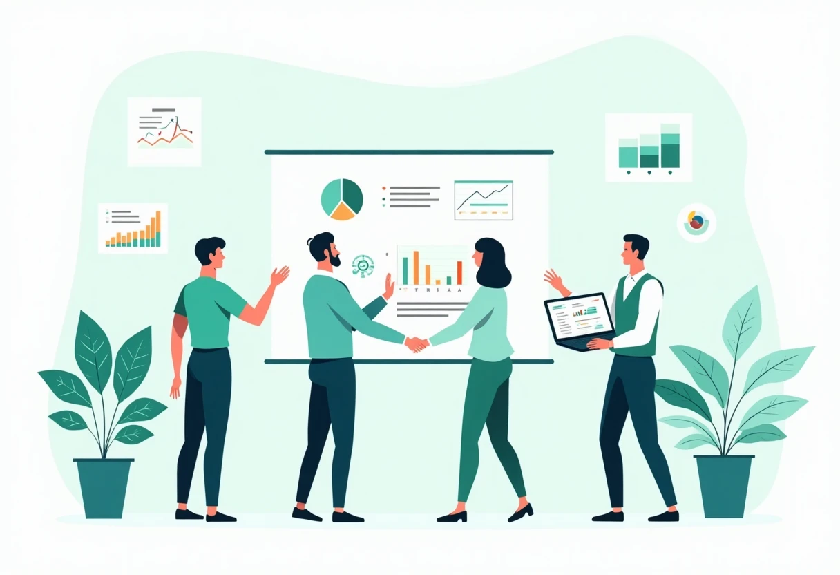 Equipo de ciencia de datos colaborando