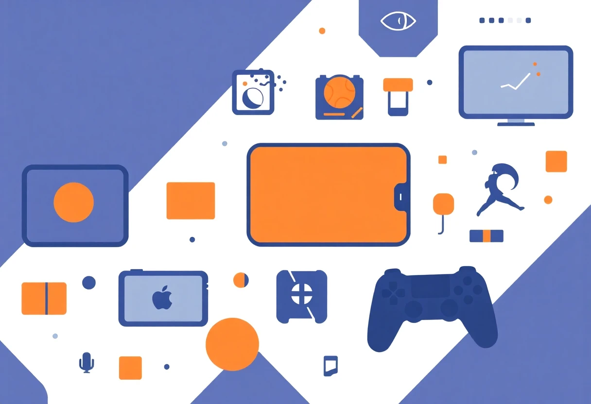 Diverse sports app icons