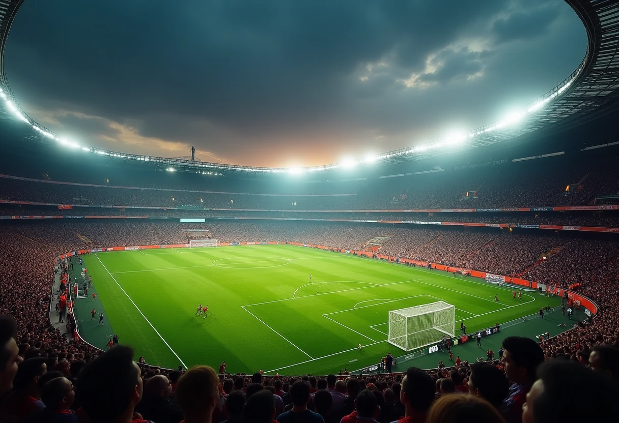 Vista panorámica del estadio mundialista