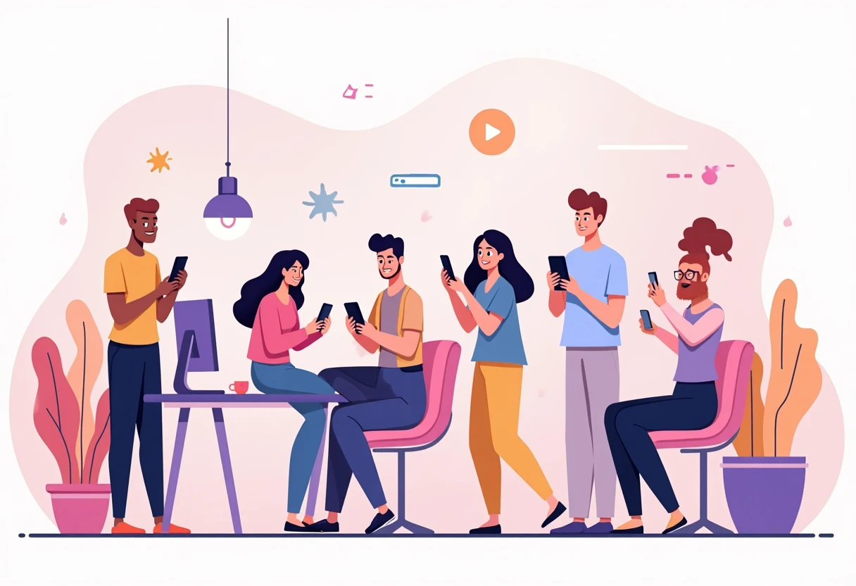 Encontros em grupo por meio de apps
