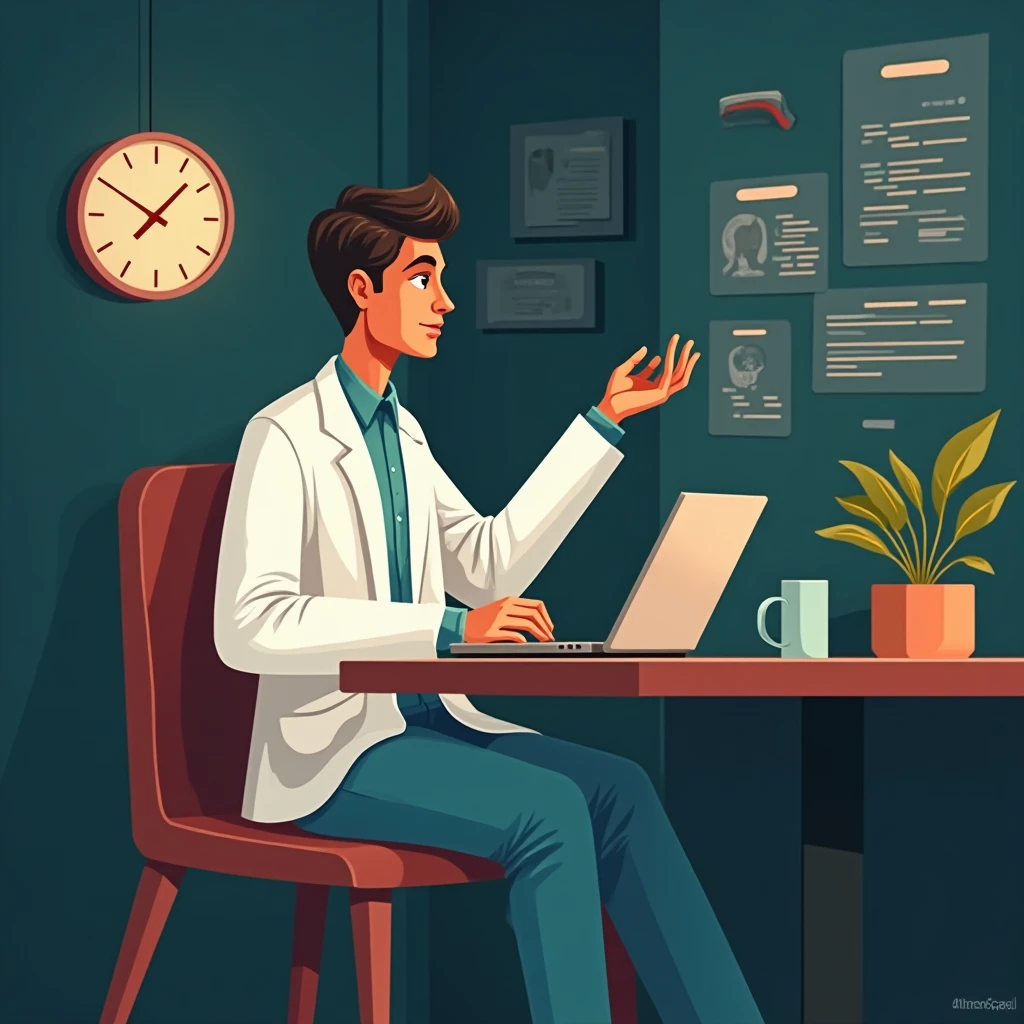 Revisão de opções de emprego em saúde