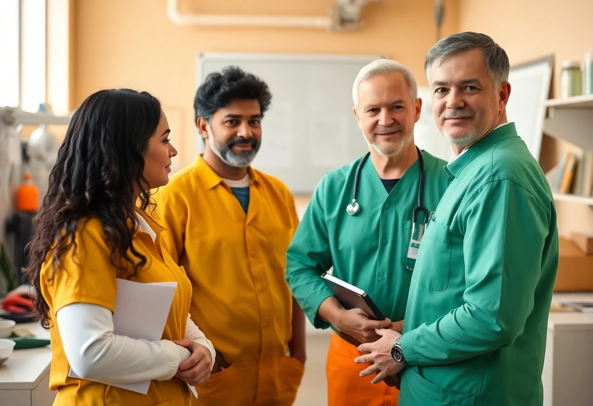 Logopäde mit Patient
