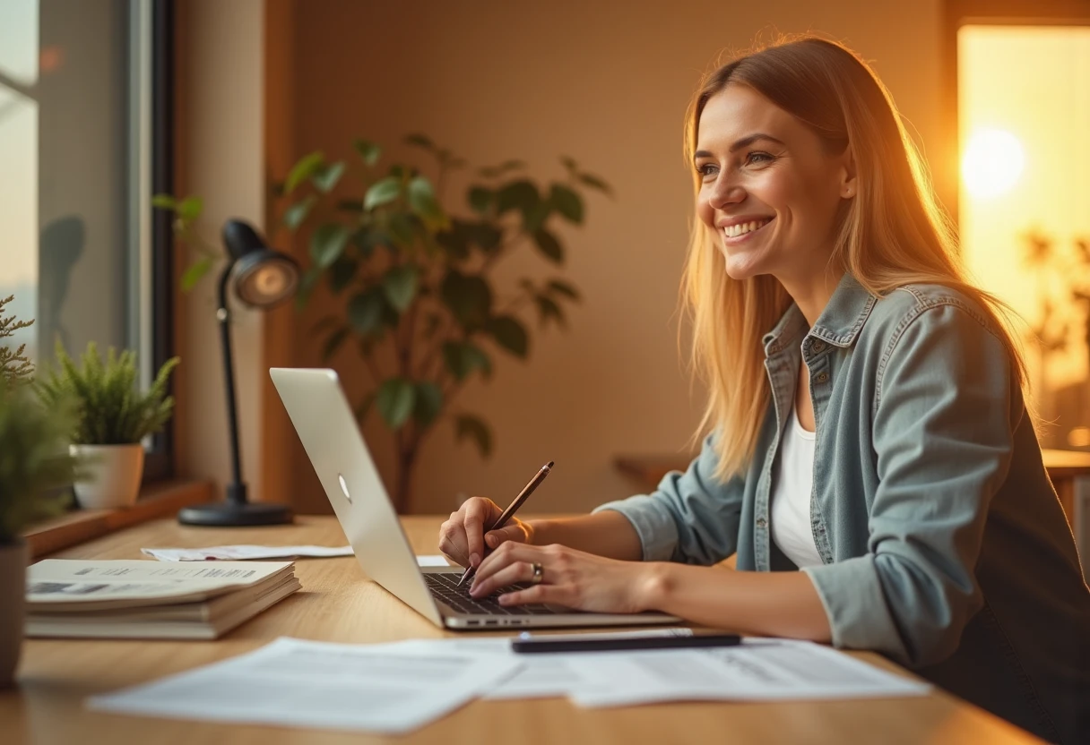 Finanzentscheidungen in einem modernen Büro