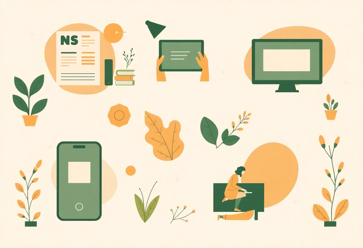 Abstrakte Darstellung von Budget-Apps
