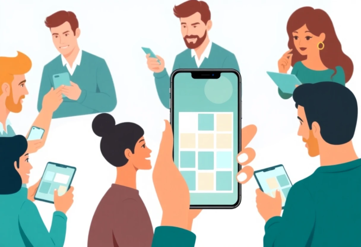 Abstrakte Darstellung einer Budget-App
