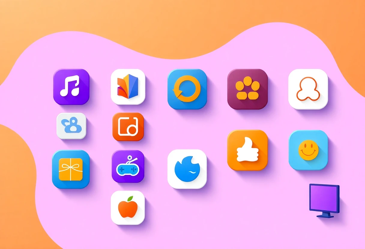 Abstrakte Darstellung von Budget-Apps