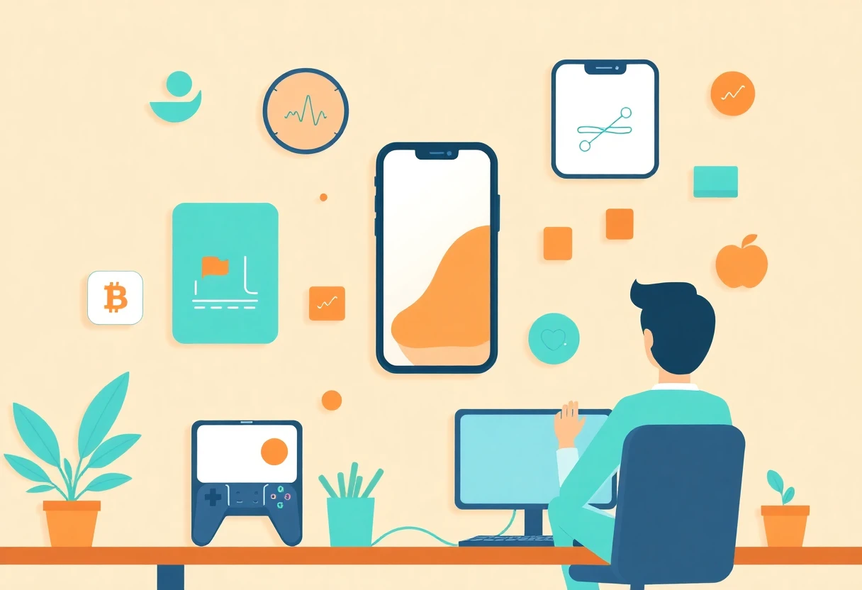 Fitness and health app concepts