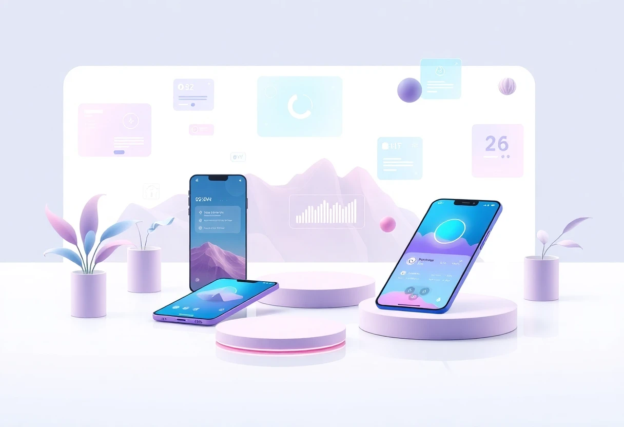 Premium Fitness-App Darstellung
