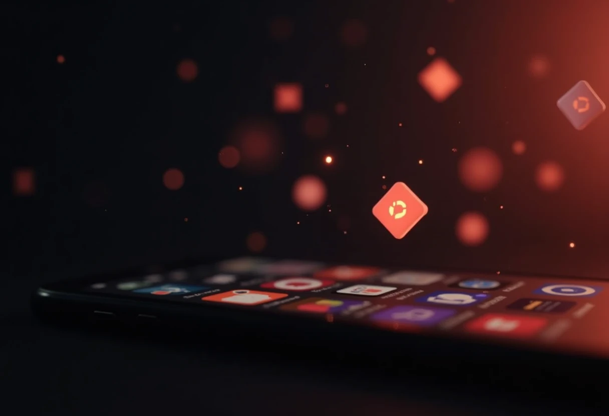 Abstrakte Darstellung von Foto-Recovery-Apps