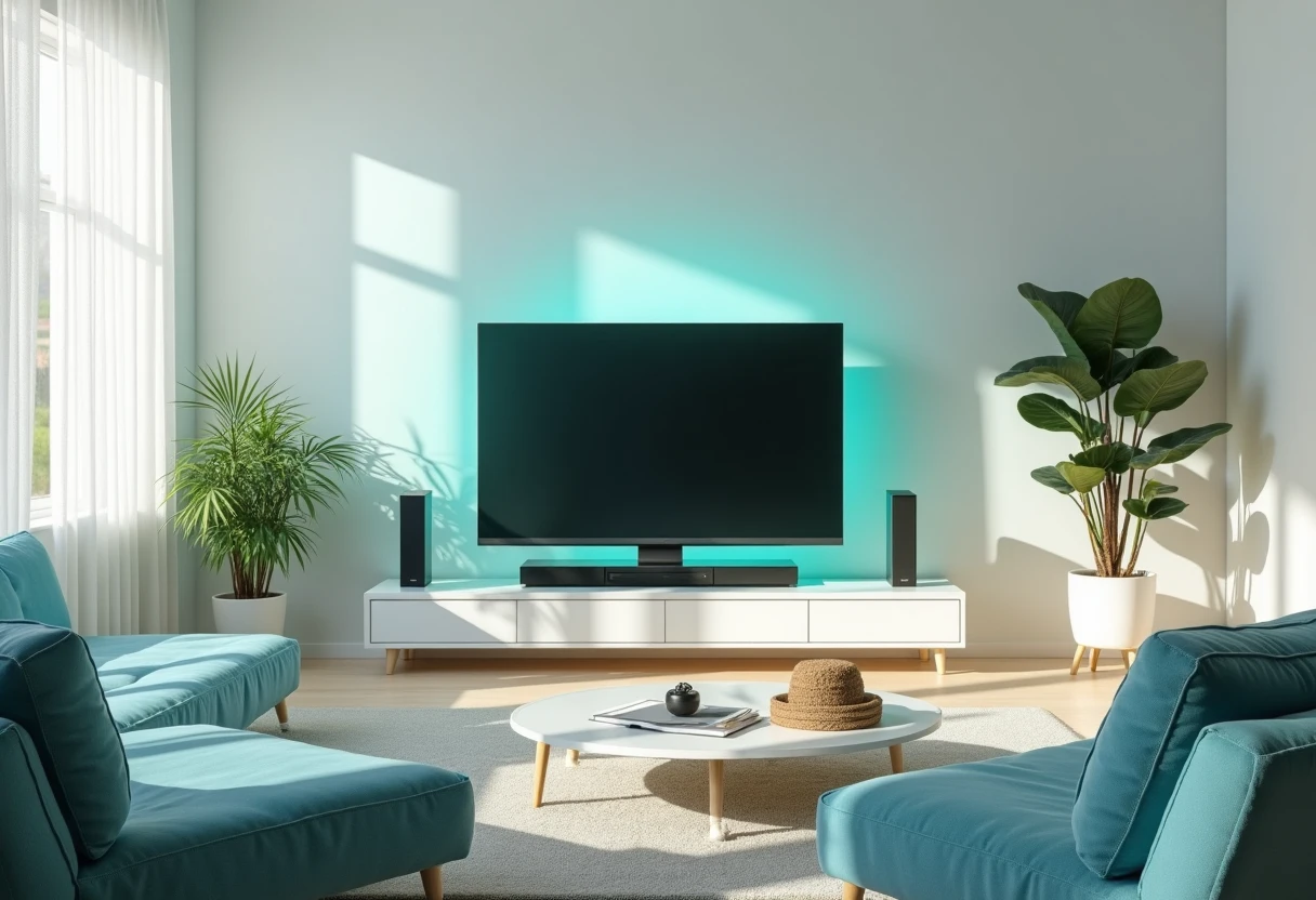 Modernes Heimkino-Setup
