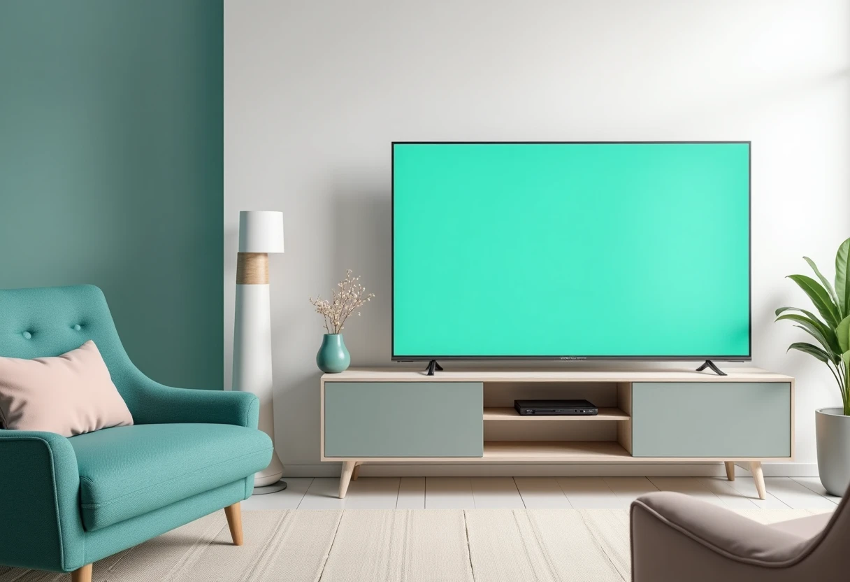 Premium Smart-TV im Wohnzimmer