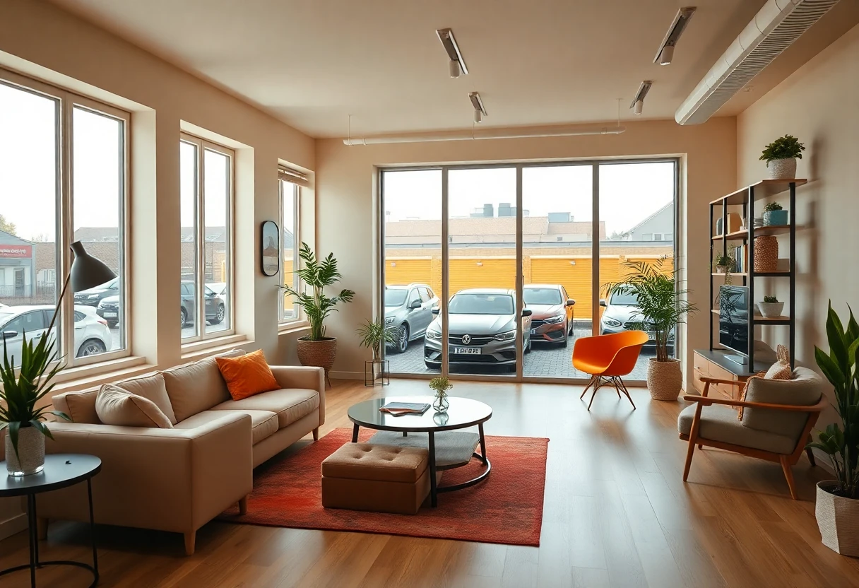 Modernes Büro mit Aussicht