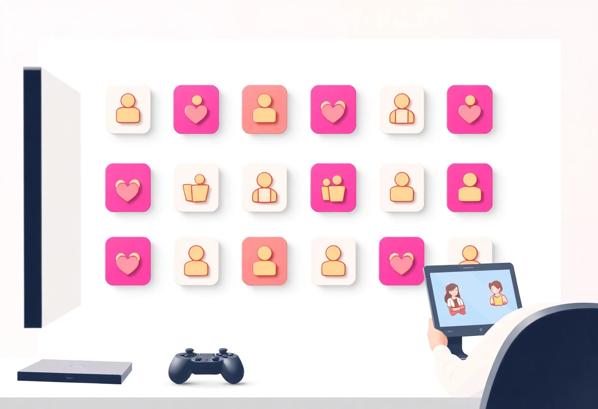 Abstrakte Darstellung von Produktivitäts-Apps