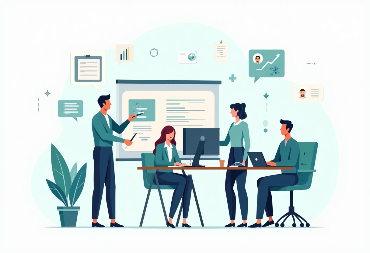 Konzentriertes Arbeiten im Büro