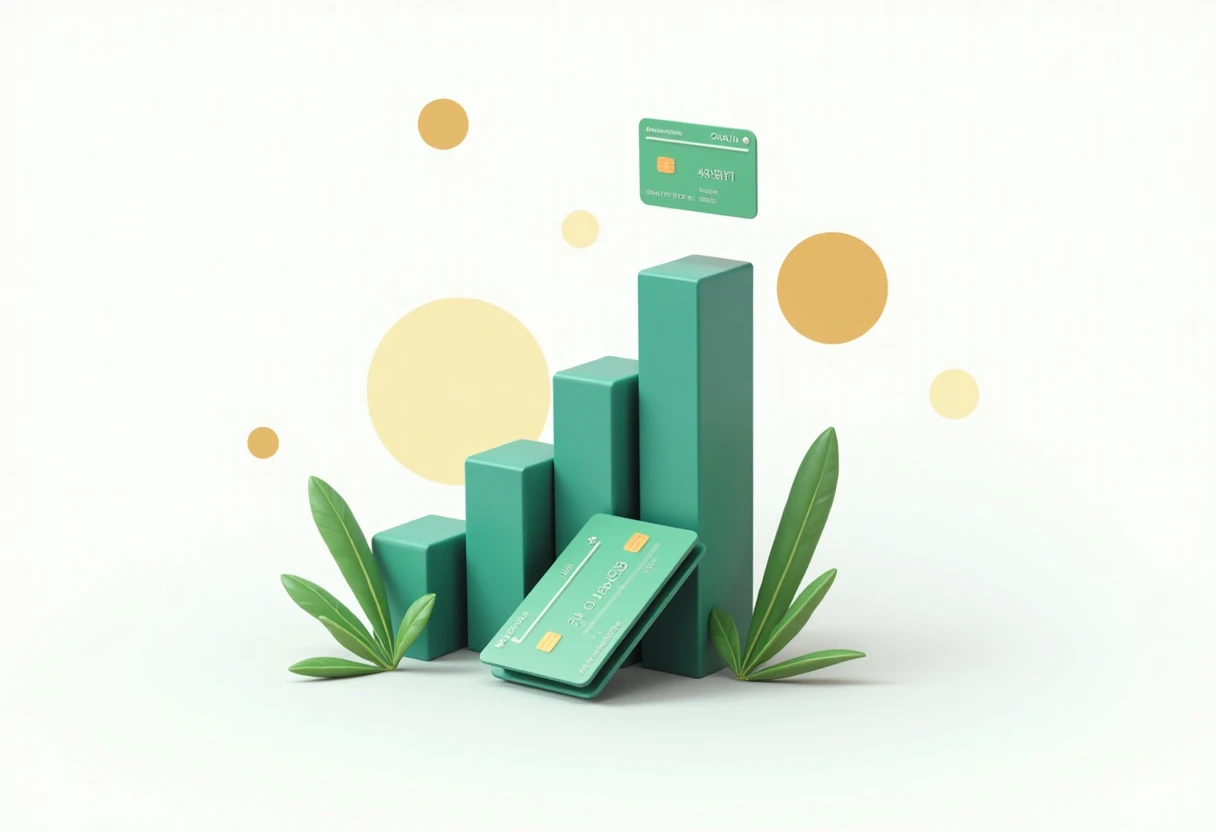 Illustration von Cashback-Kreditkarten