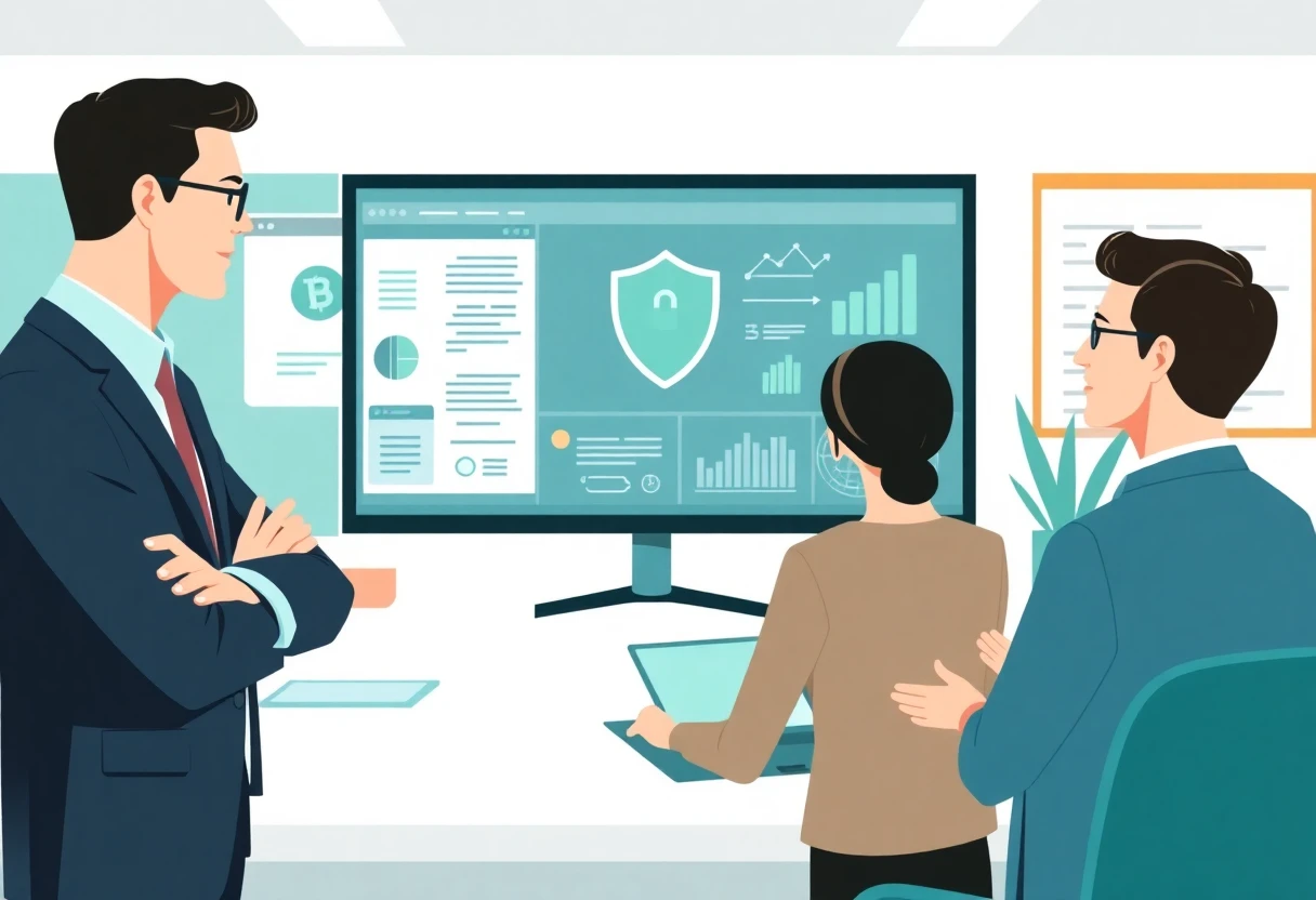 Moderner Arbeitsplatz für IT-Sicherheit