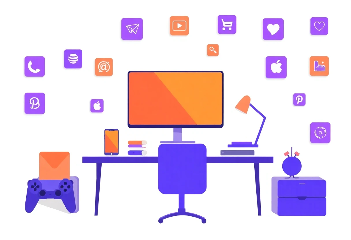 Darstellung von Video-Streaming-Apps